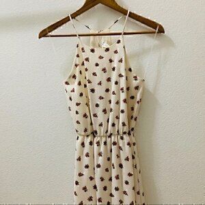 NWT Francesca’s Ivory Floral Maxi Dress